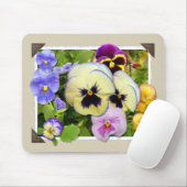Pansy Delight ~ Mousepad (Mit Mouse)