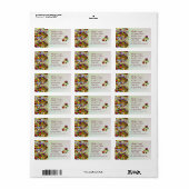 Pansy Display ~ Label # 6 Adressaufkleber (Vorne)