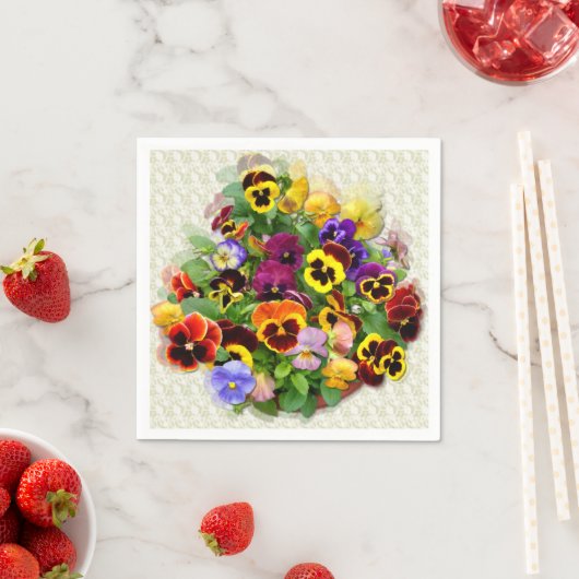 Pansy Display Serviette (Beispiel)