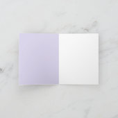 Pansy Dream Falted Dankeschön Karte (Innenseite)