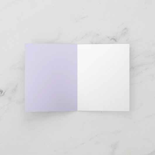 Pansy Dream Falted Dankeschön Karte (Innenseite)