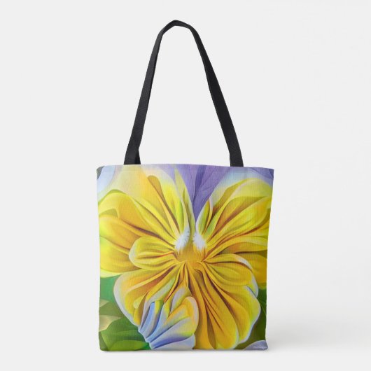 Pansy Dreams Tasche (Rückseite)