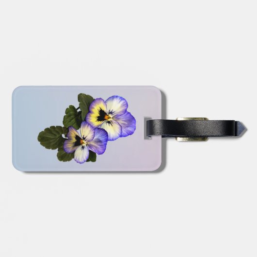 Pansy Duo Gepäckanhänger (Rückseite horizontal)