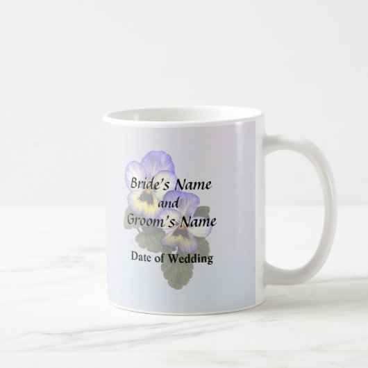 Pansy Duo Wedding Products Kaffeetasse (Rechts)