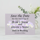 Pansy Family Wiedersehen Save The Date (Stehend Vorderseite)