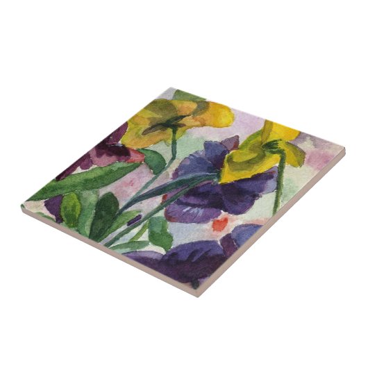 Pansy-Feld Fliese (Seite)