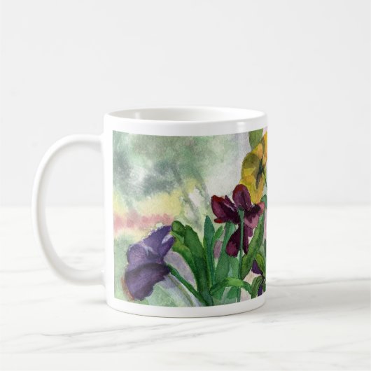 Pansy-Feld Kaffeetasse (Links)