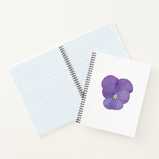 Pansy Focus Floral Notebook Notizblock (Innenseite)