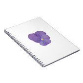 Pansy Focus Floral Notebook Notizblock (Rechte Seite)