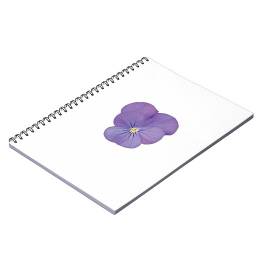 Pansy Focus Floral Notebook Notizblock (Linke Seite)