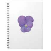 Pansy Focus Floral Notebook Notizblock (Vorderseite)