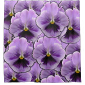 Pansy Garden Duschvorhang (Vorderseite)