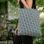 Pansy Garden farbenfroh Modernes Blumenmuster Tasche