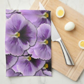 Pansy Garden Geschirrtuch (Viertel Falte)