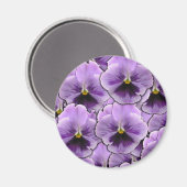 Pansy Garden Magnet (Vorderseite/Rückseite)