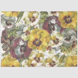 Pansy Garden Tissue Paper Seidenpapier