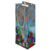 Pansy Gift Bag Geschenktüte Für Weinflaschen (Rückseite Schrägansicht)