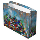 Pansy Gift Bag Große Geschenktüte (Rückseite Schrägansicht)