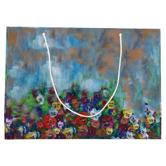 Pansy Gift Bag Große Geschenktüte (Rückseite)