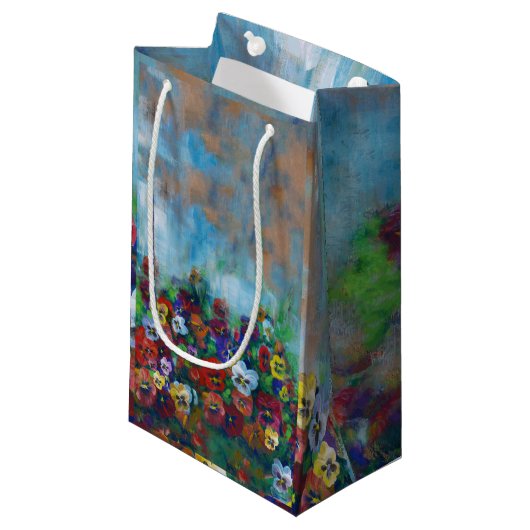 Pansy Gift Bag Kleine Geschenktüte (Vorderseite Schrägansicht)
