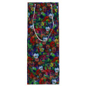 Pansy Gift bag (rot) Geschenktüte Für Weinflaschen (Rückseite)