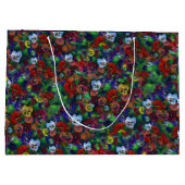 Pansy Gift bag (rot) Große Geschenktüte (Rückseite)