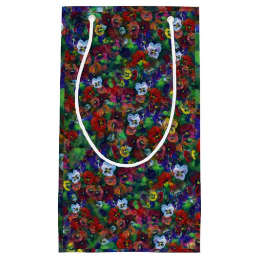 Pansy Gift bag (rot) Kleine Geschenktüte (Vorderseite)