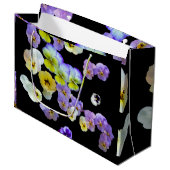 Pansy Gift Bags Große Geschenktüte (Vorderseite Schrägansicht)