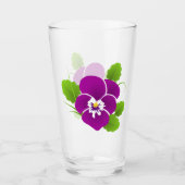 Pansy Glass Cup Glas (Vorderseite)