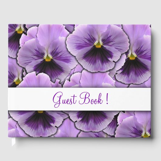 Pansy Guest Book Gästebuch (Vorderseite)