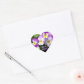 PANSY ~ Heart Envelope Sealer/ Sticker (Umschlag)