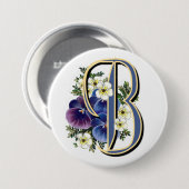 Pansy-Initiale - B Button (Vorne & Hinten)