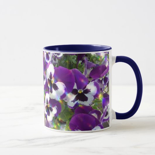 Pansy-Keramik-Kaffee-Tasse Tasse (Rechts)