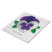 Pansy Keramik Tile Fliese (Seite)