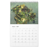 Pansy-Kunst-Kalender (11" x 7") Kalender (Mär 2027)