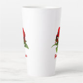 Pansy Lover Floral Personalisiert Custom Milchtasse (Vorderseite)