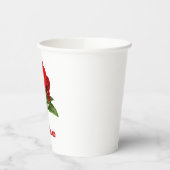 Pansy Lover Floral Personalisiert Custom Pappbecher (Links)