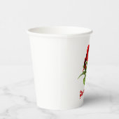 Pansy Lover Floral Personalisiert Custom Pappbecher (Rechts)
