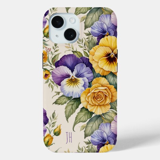 Pansy Lovers Glorious Case-Mate iPhone Hülle (Rückseite)