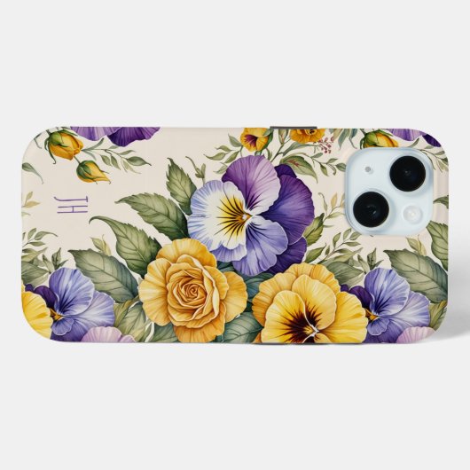 Pansy Lovers Glorious Case-Mate iPhone Hülle (Rückseite (Horizontal))