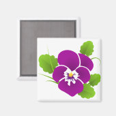 Pansy Magnet (Vorderseite/Rückseite)