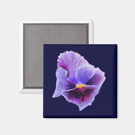 Pansy Magnet (Vorderseite/Rückseite)