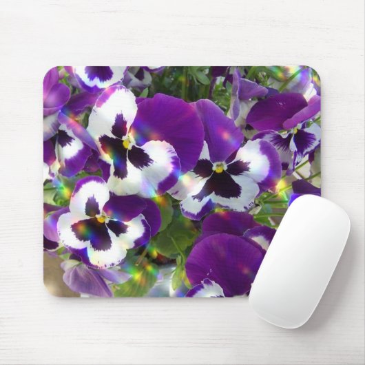 Pansy-Mausunterlage Mousepad (Mit Mouse)