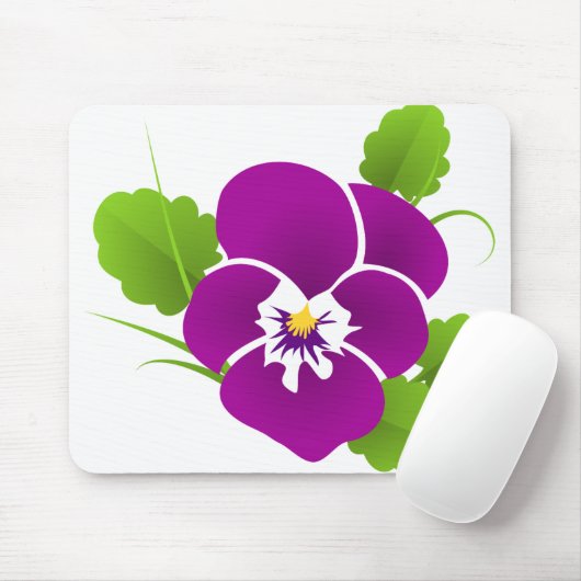 Pansy Mousepad (Mit Mouse)