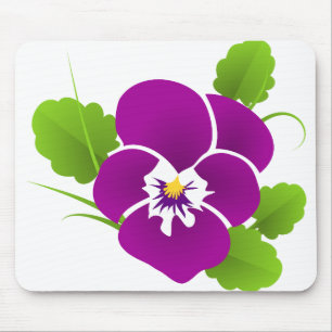 Pansy Mousepad
