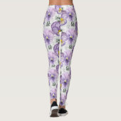 Pansy-Muster Leggings (Rückseite)