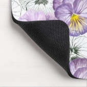 Pansy-Muster Mousepad (Ecke)