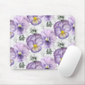 Pansy-Muster Mousepad (Mit Mouse)