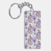 Pansy-Muster Schlüsselanhänger (Vorderseite links)