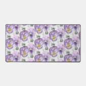 Pansy-Muster Schreibtischunterlage (Vorderseite)